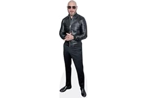 CELEBRITY CUTOUTS Pitbull (Leather Jacket) Mini Size Cutout