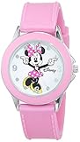 Disney Mädchen Datum klassisch Quarz Uhr mit Gummi Armband MN1442