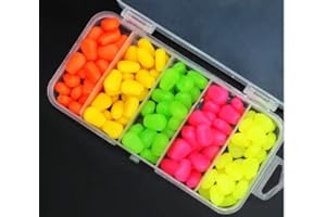 MiTho-Store Kunstköder Set Mais, Wurm, Maden, Kunstmaden, Karpfen, Angeln, Angelköder in Einer stabilen Box, Köderbox, Futterkorb