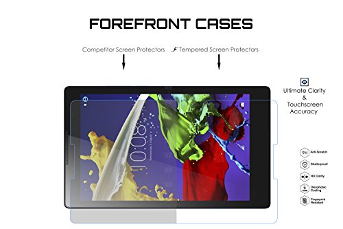 Forefront Cases® [HD KLARHEIT] Gehärtetes Glas Bildschirm Schutz Protektor Folie für Lenovo Tab 3 8 / Tab 2 A8-50 [ULTRA DÜNN nur 0.3mm] - 2