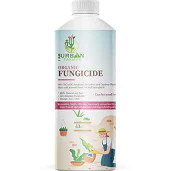 I am Urban Farmer Anti Fungal, Natural, 250 Ml Bio Organic Water Soluble Liquid Fungicide Spray for Plants & Garden with Viride - 3X Effective Than Cold Pressed Neem Oil Spray for Plants