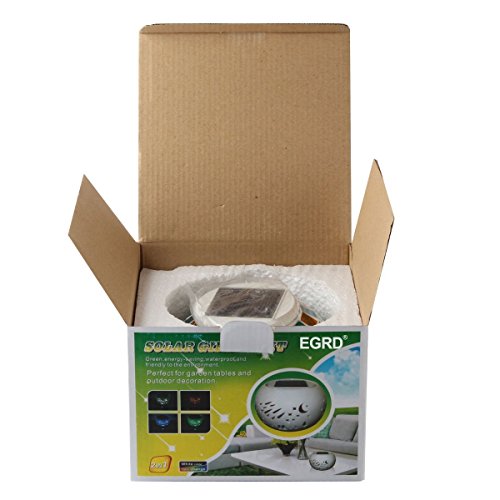 Signstek RGB Farbwechsel LED Solarlampe Tischleuchte Nachtlicht Garten-Licht Lichtsteuerfunktion (Blau) - 6