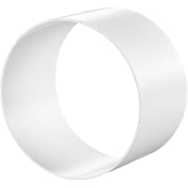 Raccordo Per Tubo Ventilazione &Oslash;100mm - Con Valvola Antiritorno, PVC, Per Cappe O Asciugatrici