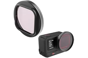 MANYUN Filterhalter für insta360 Ace Pro, ACE Filterhalter Schutzrahmen, Metall-Schutzrahmen, kompatibel mit 49 mm Filtern, Kamerazubehör