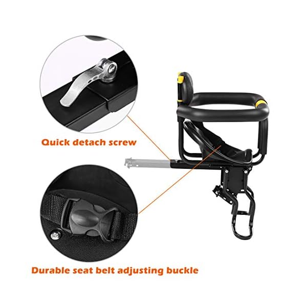€45.99 POXL Seggiolino Bicicletta Anteriore Neonato, Seggiolino Bici  Anteriore Pieghevole Seggiolino Anteriore Bicicletta per… - bikewebshop.it