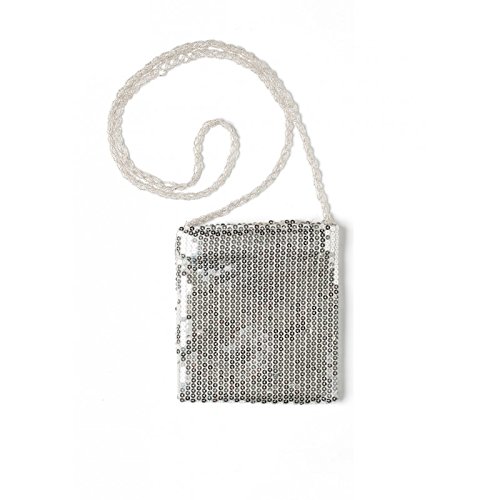 Preisvergleich Produktbild Handtasche Pailletten, Silber