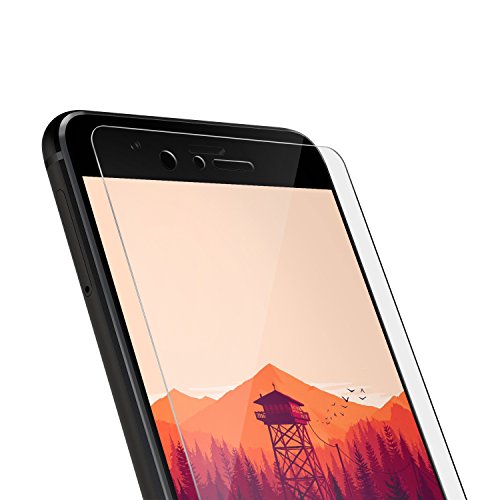UTECTION 2X Huawei P10 Lite Protector de Pantalla de Cristal Templado    Protecci  n Anti-Golpes y ara  azos    Sin Burbujas    Vidrio producido  peque  o Que el Display Debido a los Bordes curvos 