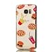 Produktbild KSHOP TPU Silikon Hülle für Samsung Galaxy S7 Edge Handyhülle Schale Etui Protective Case Cover dünn mit Drucken Muster - Hamburger Französisch Frites Koks Pizza