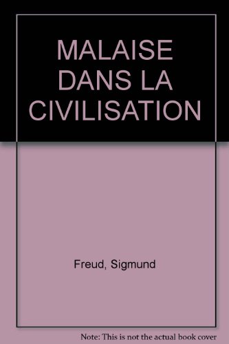 couverture de : Malaise dans la civilisation