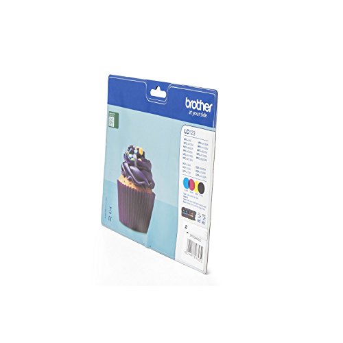 Brother LC123 Druckerpatronen für Brother DCP J4110DW / MFC J4410DW / MFC J4510DW / MFC J4610DW / MFC J4710DW, Mehrfachpackung