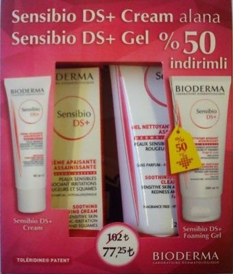 Bioderma Italia Srl - Gel limpiador + crema hidratante Sensibio DS+
