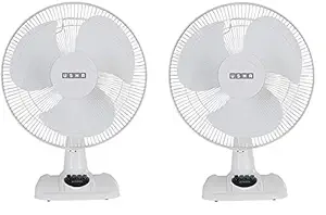 usha Striker Hi Speed 400mm Table Fan Pack of 2