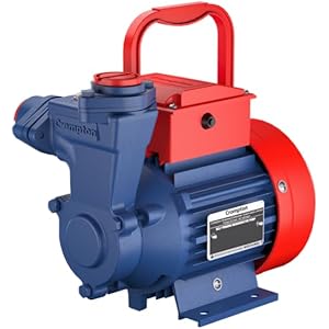 Crompton ULTIMO I | 1 HP | Residential Water Pump | Self Priming Regenerative | Single Phase |ADDS (Drip Proof Adapter) | Anti-Jam Winding Technology| 1 Year Manufacturer's Warranty