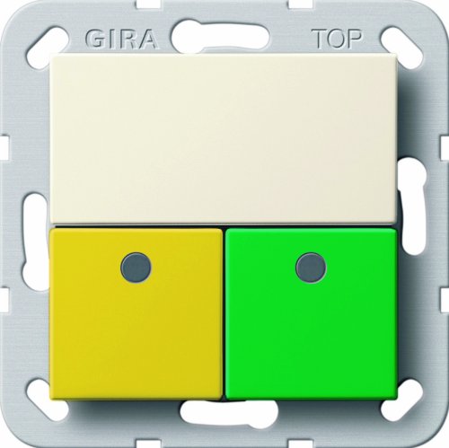 Preisvergleich Produktbild Gira 291501 Dienstzimmereinheit Notrufset System 55, cremeweiß