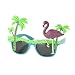 Produktbild Talking Tables FST6-SUNNIES-PALMT Tropische Fiesta Sonnenbrille, Palme und Flamingo, mehrfarbig