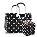Produktbild reisenthel loopshopper Einkaufskorb Tragetasche + bottlebag Flaschentasche Flaschenträger (Mixed dots, L)