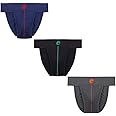 omtex Athletic Neo Stretchable Supporter Back Covered with Cup Pocket, Ideal for Workout and Sports Quick Dry Moisture Wicking Underwear (Pack of 2)