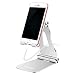 Produktbild Handy Ständer 3 in 1 Tragbar Handyhalterung Multi-Winkel Aluminium Tablette Video Spiel Montieren Büro Zuhause Schreibtisch Zubehör zum iPhone 8/x iPad Huawei Kindle mit Anti Slip Entwurf (Silber)