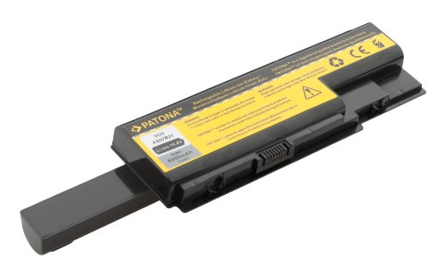 PATONA Laptop Akku für Acer Aspire 5310 | 5520 | 5710 | 5720 | 5920 | 6920 | 6920G | 7520 | 7720G | 8920 | 8920G | 8930 | 8930G und weitere… – [ Li-ion; 8800mAh; schwarz ] - 4
