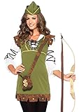 Leg Avenue 85366 - Klassische Robin Hood Damen kostüm , Größe S/M  (EUR 36-38) Damen Karneval Kostüm Fasching