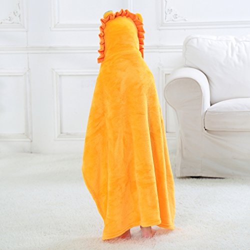 MICHLEY Baby Jungen und Mädchen mit Kapuze Tier Handtuch Body Bademantel - 5