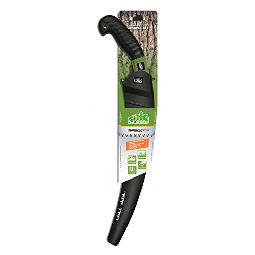 Bio Green SCC330 Super Cut Handsäge, 330 mm Schnittlänge gebogen mit Schutzhülle und Gürtelschlaufe - 2