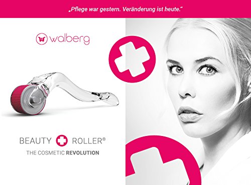 BEAUTYROLLER® – DAS ORIGINAL VON WALBERG® | Micro-Needling für frischen Teint | Anti-Aging-Tool zur Verbesserung des Hautbildes | Derma-Roller aus Chirurgenstahl (Hypoallergener Edelstah) | Handstück aus Makrolon® Polycarbonat (Premiumqualität von Bayer®) | Jetzt noch effektiver mit 30% dünneren Nadeln - 5