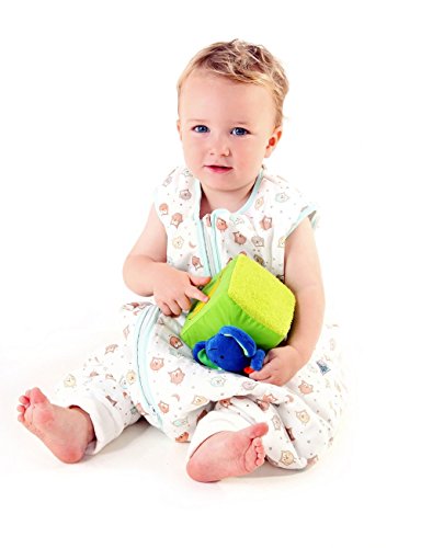 Schlummersack Kinder Sommerschlafsack mit Füssen 1 Tog – Eulen – 5-6 Jahre/120 cm - 3