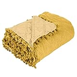 Lieferumfang: Zweiseitige Tagesdecke in einer Tragetasche mit Reißverschluss, ohne Kissenbezüge