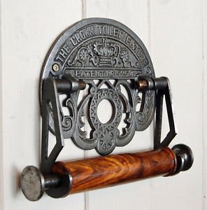 Traditional Crown vintage design victorian wall mounted toilet loo roll holder by Bowley and Jackson - 2
