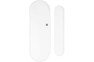 ABUS Öffnungsmelder für die Funk-Alarmanlage Smartvest Pro - kabelloser Einbruchsmelder für Tür und Fenster löst bei Einbruch Alarm aus - Montage durch Schrauben oder Kleben - weiß