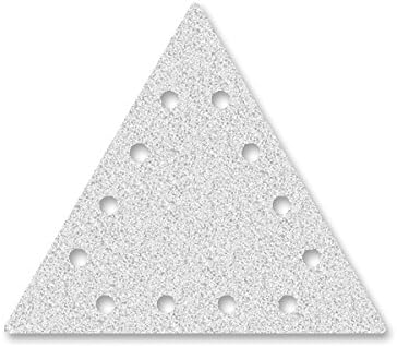 MioToolsShark Hook & Loop Sanding Discs, 290 x 250 mm, 12 Holes, f. Drywall Sanders, Aluminium oxide (PU 25) G400
