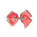 Clip Grosgrain Bow - Coral