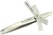 Jewel of London Stainless Steel Professional Precision Straight Tip Tweezers (9.5 cm). Certified High Quality Construction, 3 Years No-Risk Guarantee Plus Jewel of London Cashback Offer