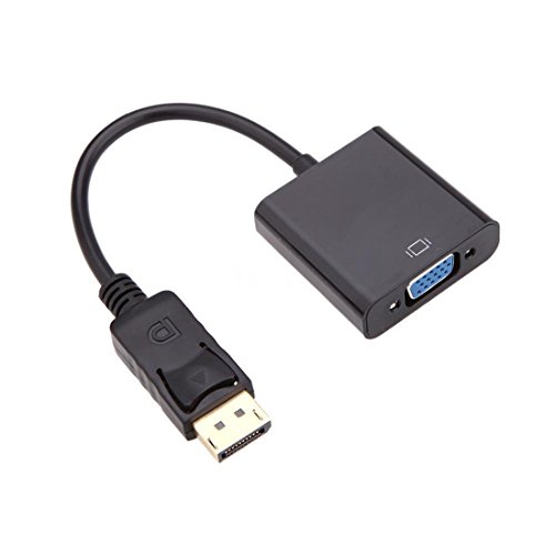 SODIAL(R) 1080p DP DisplayPort Stecker auf VGA Buchse Konverter Adapterkabel Lager - 4