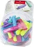 Fabricante: Faber-Castell Rotulador Faber Fluorescente 1546 Colores Pastel Expositor Bombonera De 80 Unidades Colores Surtidos