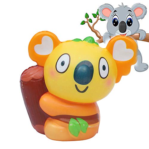 Preisvergleich Produktbild TianranRT 1 STÜCKE Squeeze Exquisite Niedlich Koala Duftend Langsam Steigend Dekompression Spielzeug (Gelb)