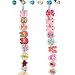 kilofly Pretty Girl Colorful Mix Hair Clips Value Pack [Set of 12 + Clip Holder]