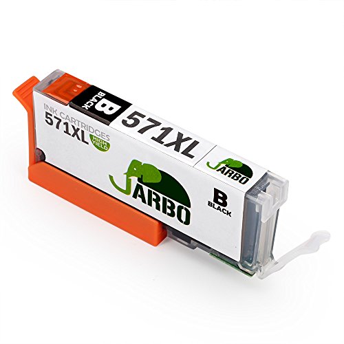JARBO Kompatibel PGI-570 XL CLI-571 XL Tintenpatronen Hohe Kapazität kompatibel mit Pixma MG5750 MG5751 MG5752 MG5753 MG6850 MG6851 MG6852 MG6853 TS5050 TS5051 TS5053 TS5055 TS6050 TS6051 TS6052 (2 Grossen Schwarz,1 Klein Schwarz,1 Cyan,1 Magenta,1 Gelb) - 3