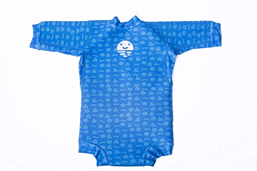 Orby swimi Gymi cálido neopreno seguro bebé piscina flotador ropa Wet Suit de Natación con libre bolsa de natación verde verde Talla:9-18 meses