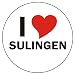 Produktbild I Love SULINGEN Handyaufkleber Handyskin 50x50 mm rund