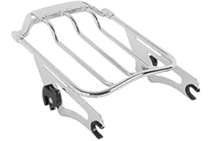 CRAFTRIDE Gepäckträger AW Abnehmbar für Harley Davidson Street Glide Special 15-23 Chrom