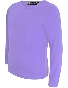 LOTMART Kinder Uni Einfach Langrmliges Oberteil Mdchen Jungen T-Shirt Oberteile Crew Uniform T-Shirt, Lila, 13...