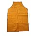 Price comparison product image HANSHI Heavy Duty Cowhide Leather Workwear Mens Welders Apron Full Length Welding Protection Heat Resistant Heat Insulation Apron (HSW-077)