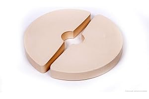 BUNZLAUER KERAMIK K&K Keramik XXL Beschwerungsstein Fermentiergewichte Beschwerungsgewichte Ø 25,2 cm für Gärtopf, Gewicht: 2,5 kg aus Steinzeug