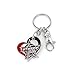 Produktbild aminco Professional Bull Riders Swirl Herz Schlüsselanhänger