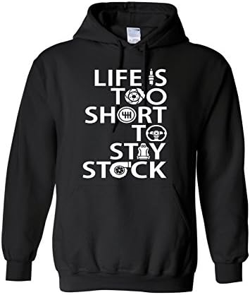 GildanLIFE IS TOO SHORT TO STAY STOCK Hoodie