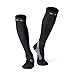 Produktbild Unisex Medizinische Kompressionsstrümpfe Herren Damen für Reisen Flug Sport Laufen Fußballspiel Jogging, Thrombosestrümpfe Knie, Stützstrümpfe, Sportstrümpfe, Laufsocken, Running Socken Universal Größe ( Schwarz )