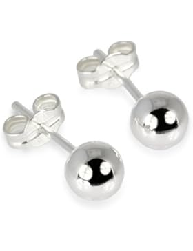 Silberdream Damen-Ohrringe Kugel 925 Sterling Silber Sdo515