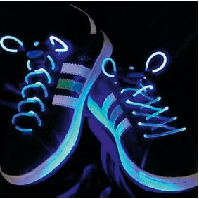 Veka Clignotant Neon Bleu LED Lacets